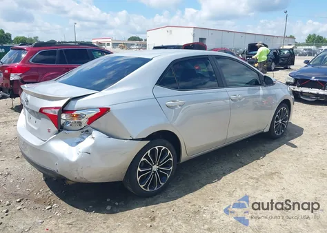 2015 Toyota Corolla S Plus z USA, uszkodzony, nr VIN 5YFBURHE7FP299888